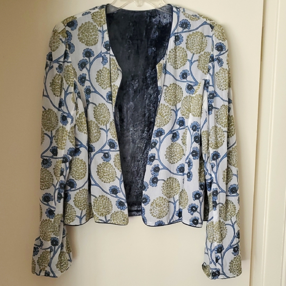Monsoon and Beyond Handmade Reversible Jacket NWT